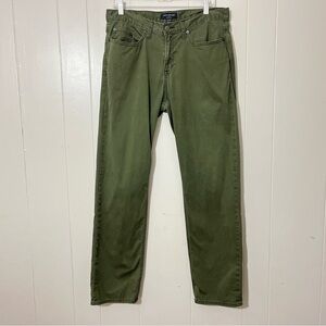 Banana Republic Straight Leg  Jeans Green Size 33x32